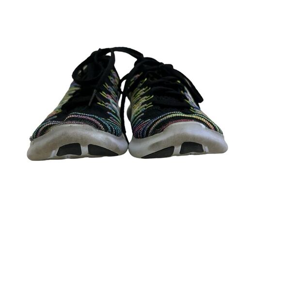 Nike Free RN Flyknit‎ 2017 Women's Running Shoes Black Multi Color Size 8 - Picture 3 of 11